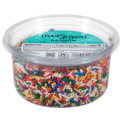 Overjoyed Rainbow Sprinkles - 10.5 Oz - Image 1