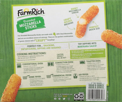 Farm Rich Breaded Mozzarella Sticks, 48 Oz - 48 OZ - Image 5