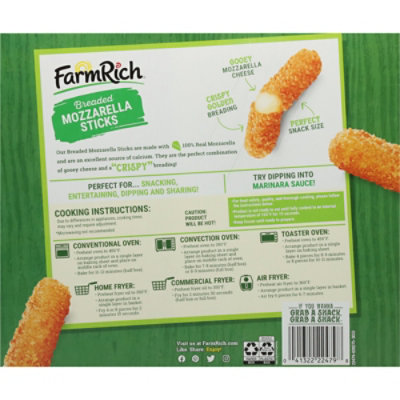 Farm Rich Breaded Mozzarella Sticks, 48 Oz - 48 OZ - Image 3