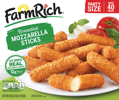Farm Rich Breaded Mozzarella Sticks, 48 Oz - 48 OZ - Image 7