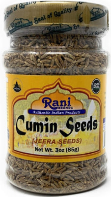 Rani Brand Authentic Indian Products -  Cumin Seeds Whole (Jeera) Spice - 3oz (85g) - Image 1