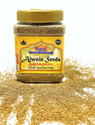 Rani Brand Authentic Indian Products - Ajwain Seeds (Carom Bishops Weed) - 16oz (1lb) 454g - Image 2