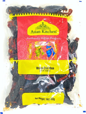 Rani Brand Authentic Indian Products - Asian Kitchen Wrinkled Chilies (Mirch Sabut) - 14oz (400g) - Image 1