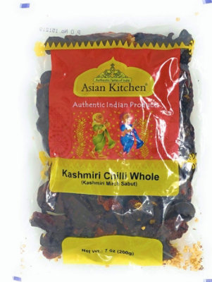 Rani Brand Authentic Indian Products - Asian Kitchen Kashmiri Chilli Whole - 7oz (200g) - Image 1
