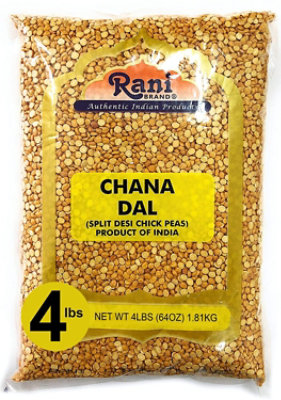 Rani Brand Authentic Indian Products - Chana Dal (Split Chickpeas w/o Skin) - 32oz (2lbs) 908g - Image 1