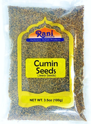 Rani Brand Authentic Indian Products - Cumin (Jeera) Whole Seeds - 3.5oz (100g) - Image 1