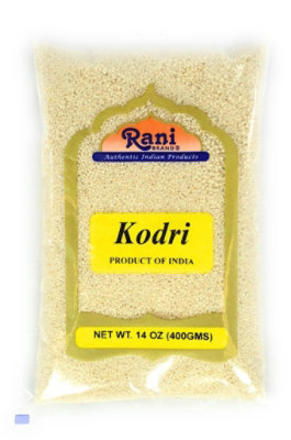 Rani Brand Authentic Indian Products - Kodri (Polished Kodo Millet Seeds) - 400g (14oz) - Image 1