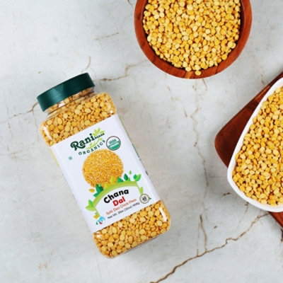 Rani Brand Authentic Indian Products - Organic Chana Dal (Split Chickpeas w/o Skin) - 32oz (2lbs) - Image 3