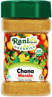 Rani Brand Authentic Indian Products - Organic Chana Masala, Indian 9-Spice Blend - 3oz (85g) - Image 1
