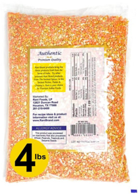 Rani Brand Authentic Indian Products - Mixed Dal (5 Split Dals) - 64oz (4lbs) 1.81kg - Image 3