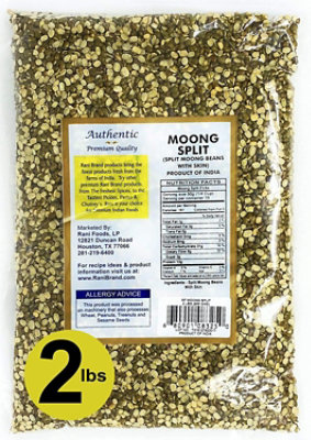 Rani Brand Authentic Indian Products - Moong Split (Split Moong Beans w/Skin) - 32oz (2lbs) 908g - Image 3