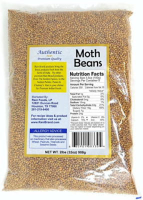 Rani Brand Authentic Indian Products - Moth Beans Whole (Matki) - 32oz (2lbs) 908g - Image 2