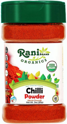 Rani Brand Authentic Indian Products - Organic Chilli Powder (Mirchi Ground) - 3oz (85g) - Image 1
