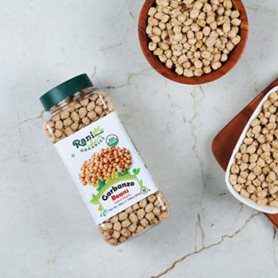 Rani Brand Authentic Indian Products - Organic Garbanzo Beans (Kabuli Chana) - 28oz (800g) - Image 3