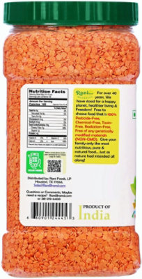 Rani Brand Authentic Indian Products - Organic Masoor Dal (Red Split Lentils) - 64oz (4lbs) 1.81kg - Image 3
