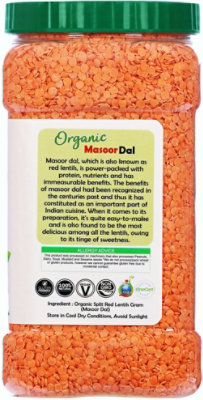 Rani Brand Authentic Indian Products - Organic Masoor Dal (Red Split Lentils) - 64oz (4lbs) 1.81kg - Image 4