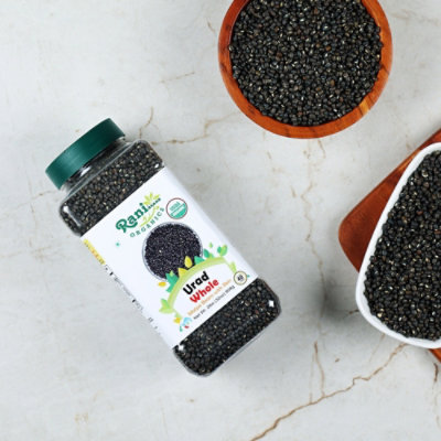 Rani Brand Authentic Indian Products - Organic Urid/Urad Whole Black - 32oz (2lbs) 908g - Image 3