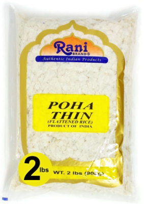 Rani Brand Authentic Indian Products - Poha Thin (Flattened Rice) - 32oz (2lbs) 908g - Image 1