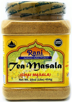 Rani Brand Authentic Indian Products - Tea (Chai) Masala, Indian 6-Spice Blend - 16oz (1lb) 454g - Image 1