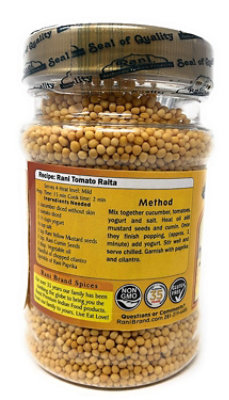 Rani Brand Authentic Indian Products - Yellow Mustard Seeds Whole - 3.5oz (100g) - Image 2