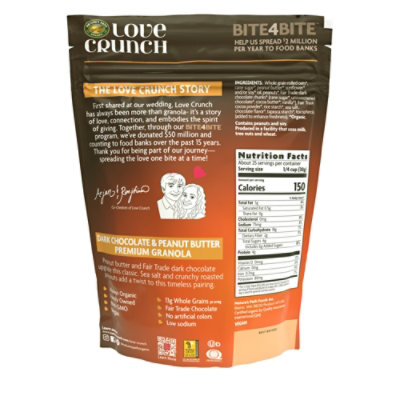Natures Path Granola Love  Dark Chocolate Peanut Butter Organic - 26.4 OZ - Image 2