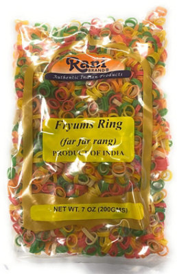 Rani Brand Authentic Indian Products - Far Far / Fryums (Ring Shape) - 7oz (200g) - Image 1