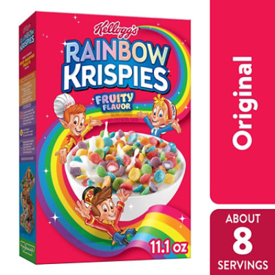 Kelloggs Rice Krispies Cereal Fruity Rainbow 11.1oz - 11.1 OZ - Image 1