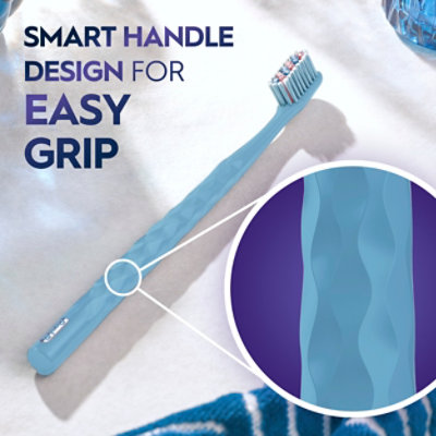 Oral-b Deep Clean Adult Manual Toothbrush 40 Tufts Long Handle Medium - 2 CT - Image 5