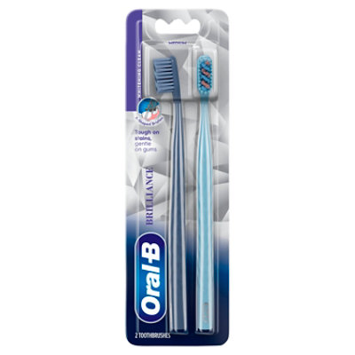 Oral-b Deep Clean Adult Manual Toothbrush 40 Tufts Long Handle Medium - 2 CT - Image 6