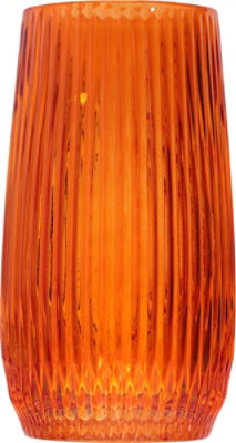 Debi Lilly Ribbed Candle Holder Large Red - EA - Image 4