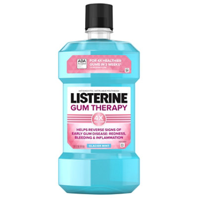 Listerine Gum Therapy Anti-gingivitis Mouthwash, Glacier Mint, 1 L - 1 LT - Image 3