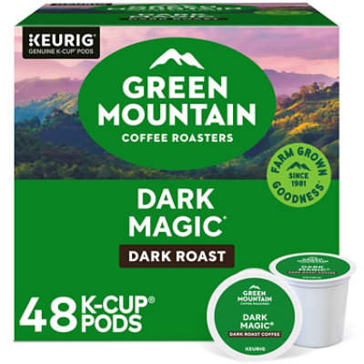 Green Mountain Coffee Roasters Dark Magic Dark Roast Coffee K Cup Pods - 48 Count - Image 1