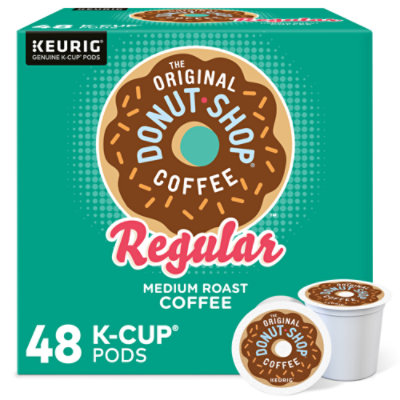 The Original Donut Shop Regular Medium Roast Coffee Keurig Single Serve K Cup Pods - 48 Count - Image 1