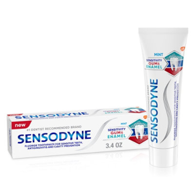 Sensodyne Sensitivity & Gum Enamel Toothpaste 3.4oz - 3.4 OZ - Image 1