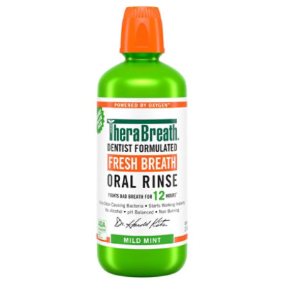 Herabreath Fresh Breath Oral Rinse Mild Mint 33.8 Fz - 33.8 FZ - Image 3