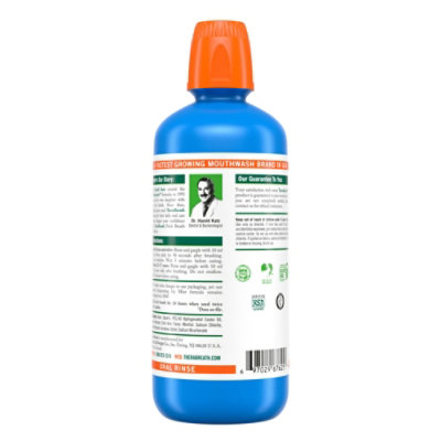 Therabreath Fresh Breath Oral Rinse Icy Mint 33.8 Fz - 33.8 FZ - Image 4