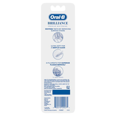 Oral-b Brilliance Whitening Toothbrush, Extra Soft, Black And Coral, 2 Count - 2 CT - Image 7