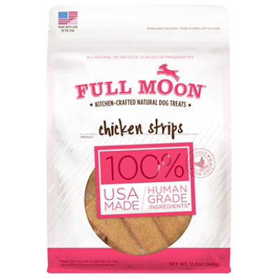 Full Moon Chicken Strips Dog Treats - 12 OZ - Image 2