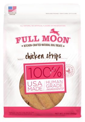 Full Moon Chicken Strips Dog Treats - 12 OZ - Image 2