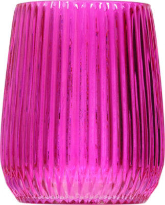 Debi Lilly Ribbed Candle Holder Small Pink - EA - Image 4