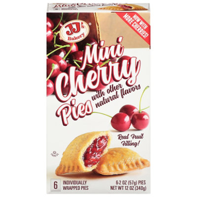 Jjs Bakery Cherry Mini Pie 6 Count - 12 OZ - Image 3