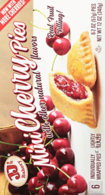 Jjs Bakery Cherry Mini Pie 6 Count - 12 OZ - Image 6