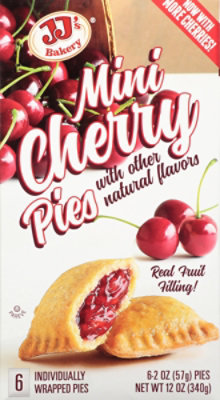 Jjs Bakery Cherry Mini Pie 6 Count - 12 OZ - Image 2
