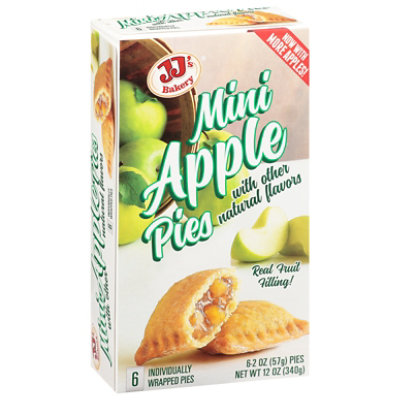 Jjs Bakery Mini Apple Pies 6 Count - 12 OZ - Image 1