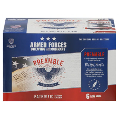 Armed Forces Preamble Lager - 6-12 Fl. Oz. - Image 2