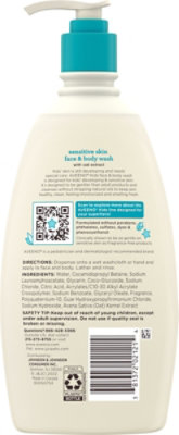 Aveeno Kids Sensitive Skin Face And Body Wash Hypoallergenic -18 Fl. Oz - Image 5