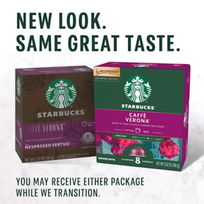Starbucks Caffe Verona Nespresso Vertuo - 8 Count - Image 2