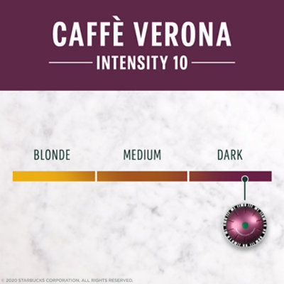 Starbucks Caffe Verona Nespresso Vertuo - 8 Count - Image 2