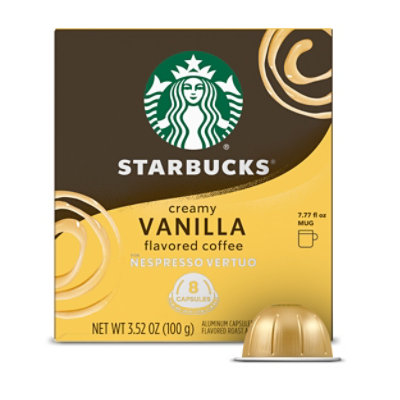 Starbucks Creamy Vanilla Nespresso Vertuo - 8 Count - Image 1