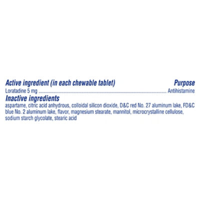 Children's Claritin Chewables 5 Mg Antihistamine - 30 Count - Image 4